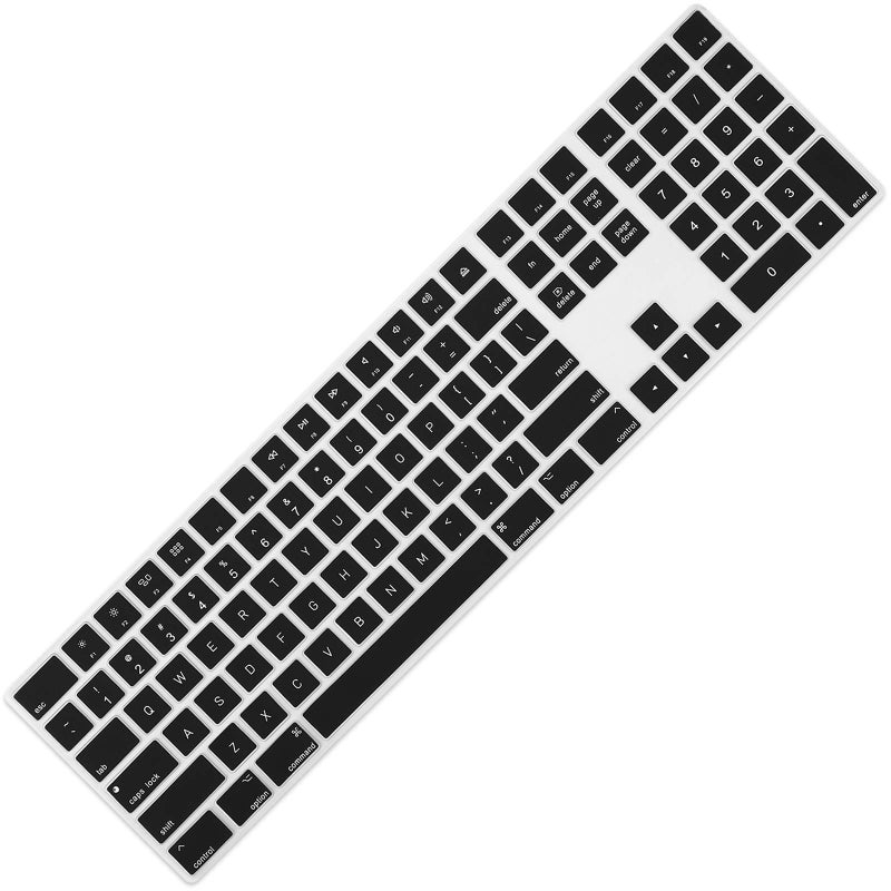 Allinside Black Cover for Apple iMac Magic Keyboard with Numeric Keypad MQ052LL/A A1843 US Layout - Image 1